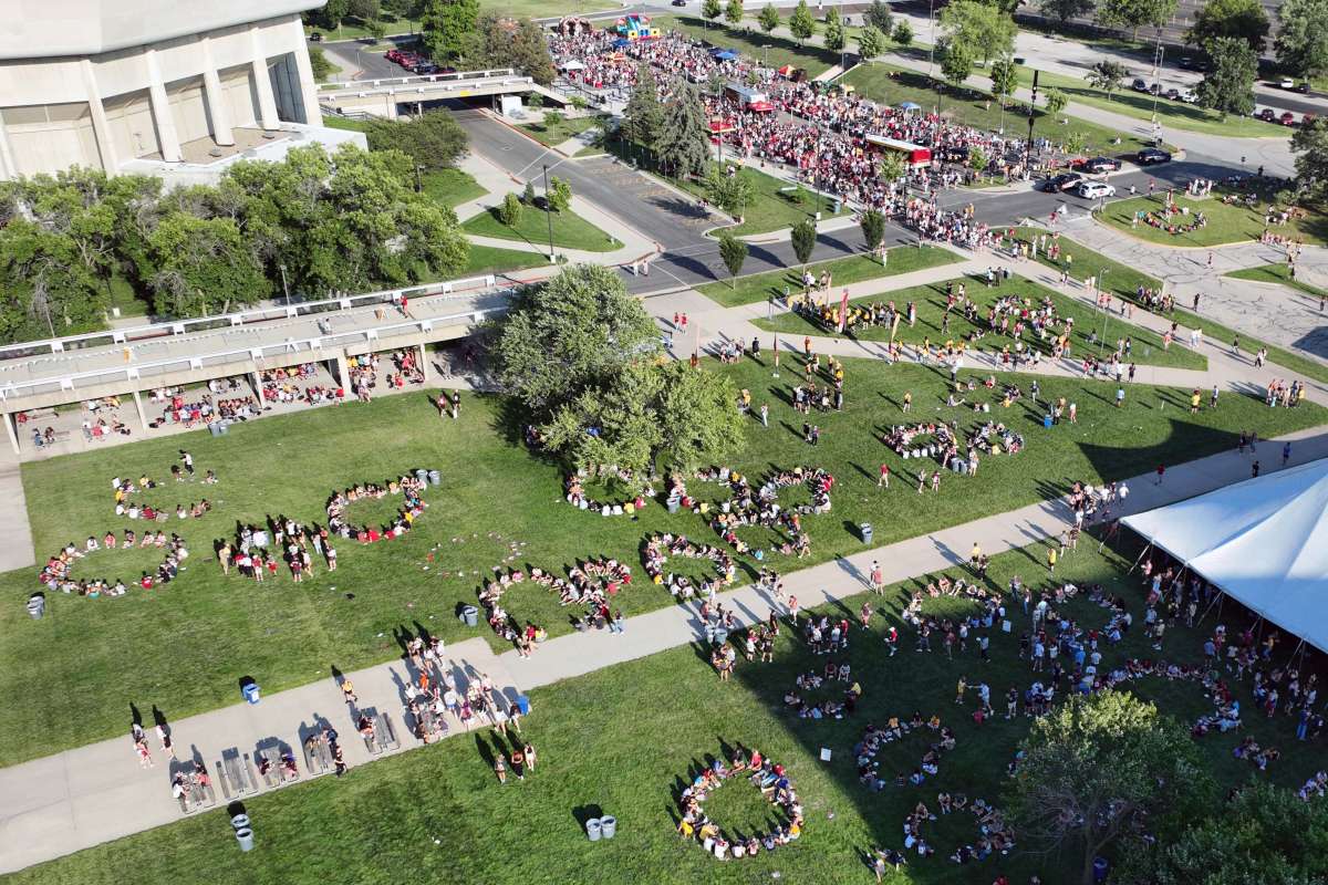 Destination Iowa State from above